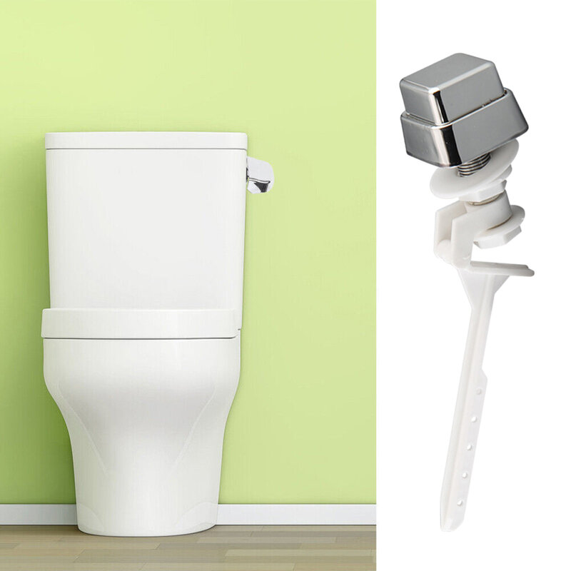 Peças de plástico Push-Button Toilet, acessórios de economia de água, montagem lateral de substituição, fontes do banheiro, novo