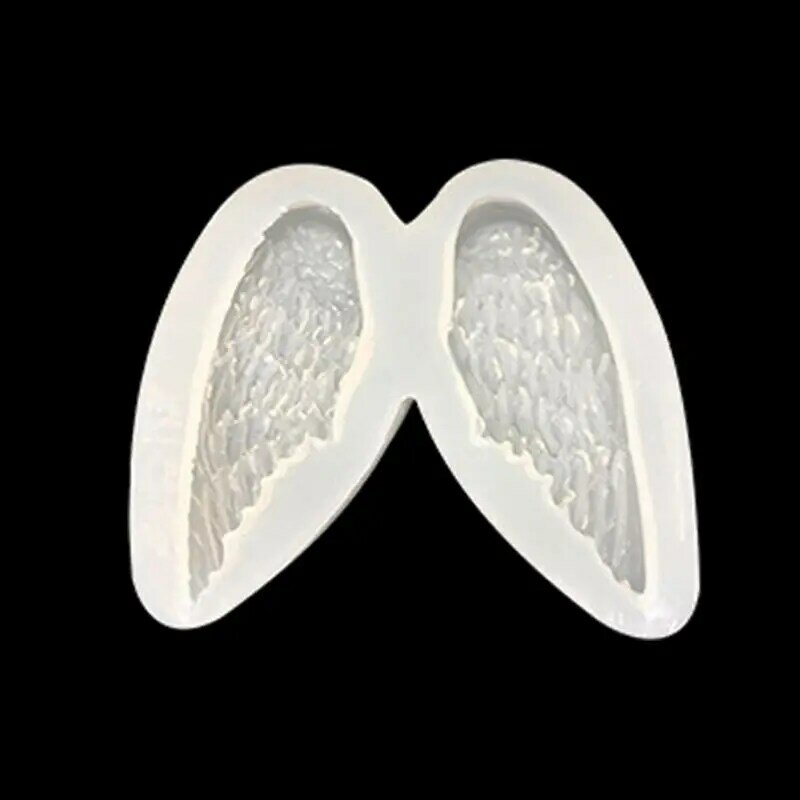 天使の邪悪な羽ペンダント樹脂鋳造型シリコーン型ジュエリー作成ツール