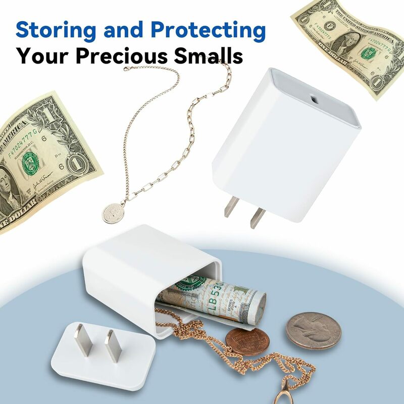 Caja de efectivo oculta, caja fuerte secreta para llaves de joyería, contenedor creativo para viajes, privacidad, prevención de ladrones