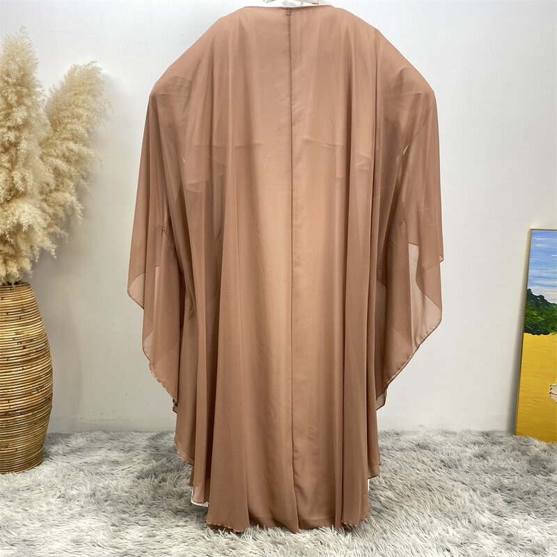 Eid abito musulmano per donna manica a pipistrello Abaya Diamond Jalabiya marocco caftano abiti da festa Dubai Abaya caftano abiti abito lungo