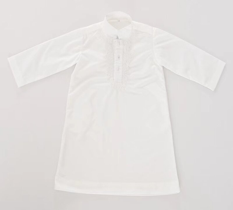 Timur Tengah bordir jubah putih untuk anak-anak, Dubai, Saudi, baru