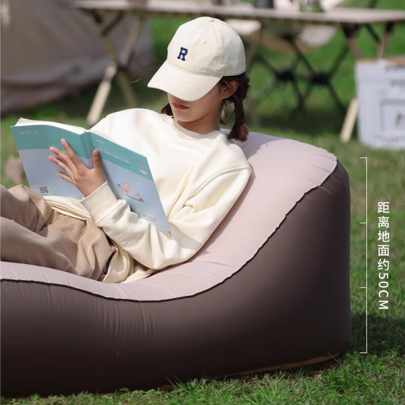 Camp Sexy Lazy Bag Air Sofa Beach Inflatable Nature Air Sofa Outdoor Romantic Relexing Foldable Lounge Chair Sessel Camp Stuff