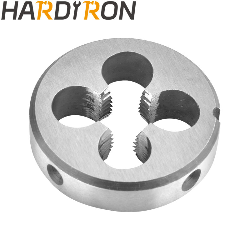 Метрический круглый резьбовой штамп Hardiron M7.5X0.75, м7.5x0,75, Резьбовая пресс-форма для правой руки