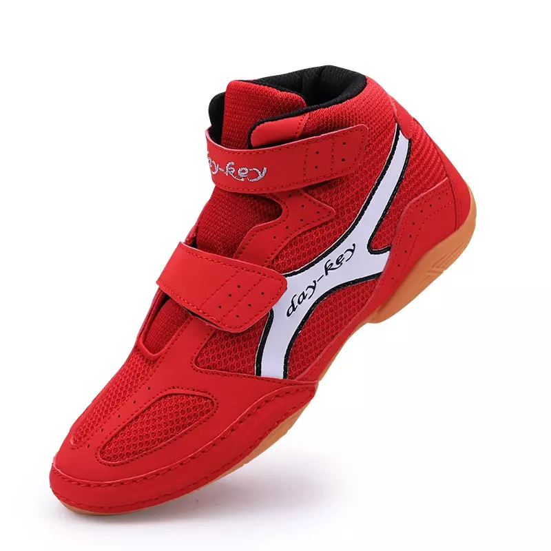 Wrestling Shoes for Kids, Rubber Outsole, Breathable, Wrestling Shoes, Costume for Boys and Girls