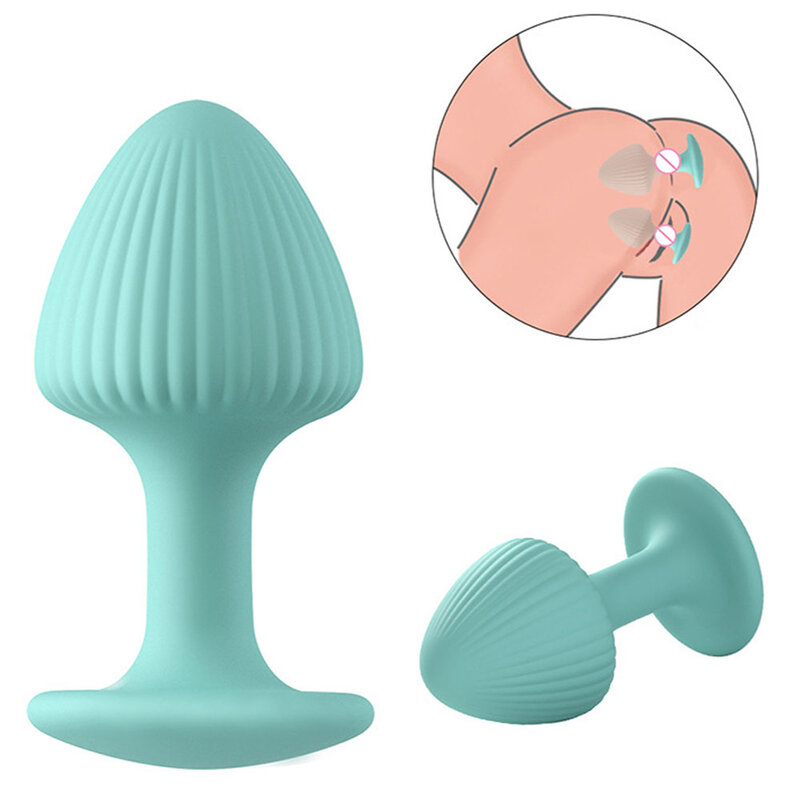 Силиконовая Анальная пробка с грибовидной головкой, носимая Анальная пробка, стимуляция ануса, мастурбатор, инструмент для массажа точки G, интимные игрушки для мужчин и женщин, 18 +