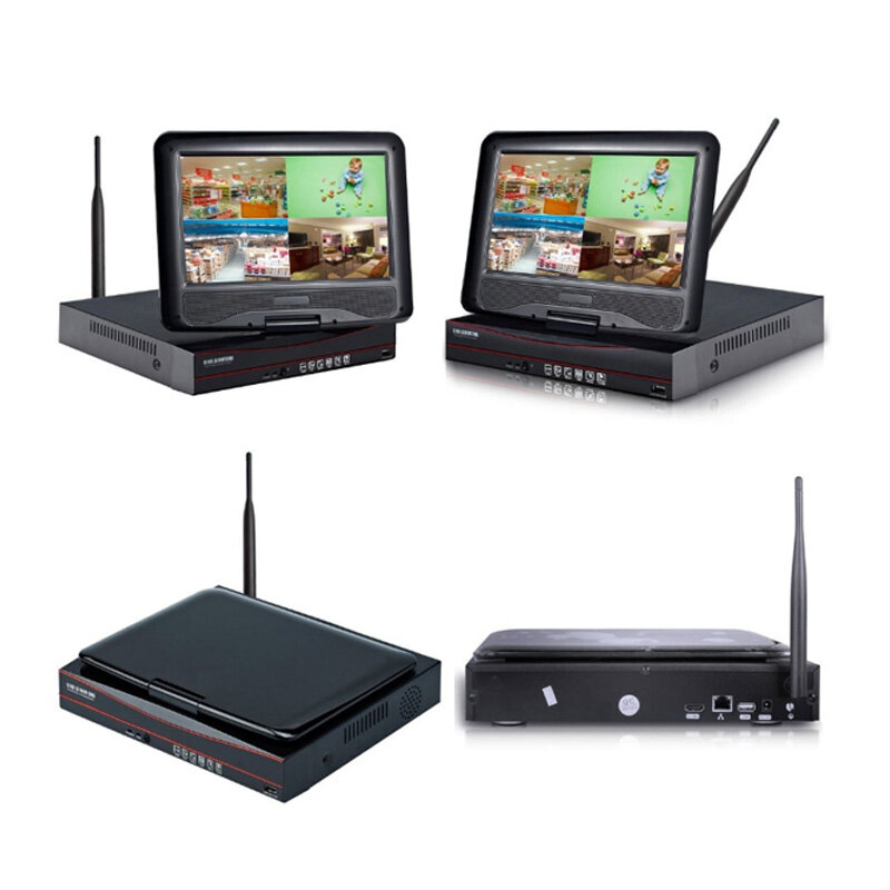 8-канальный Wi-Fi сетевой видеорегистратор с 1,8-дюймовым монитором, IP-камера Tuya Smart CCTV, беспроводная уличная домашняя Wi-Fi камера