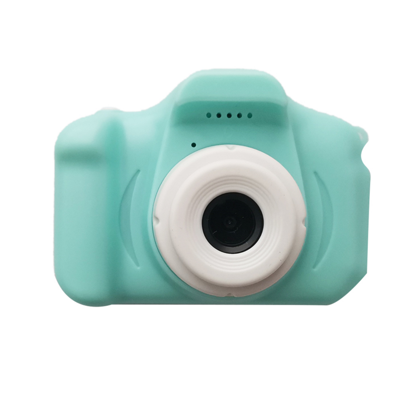 كاميرا رقمية محمولة للأطفال X2 ، صورة فيديو متعددة الوظائف ، شورت ، شورت ، صغيرة ، خضراء