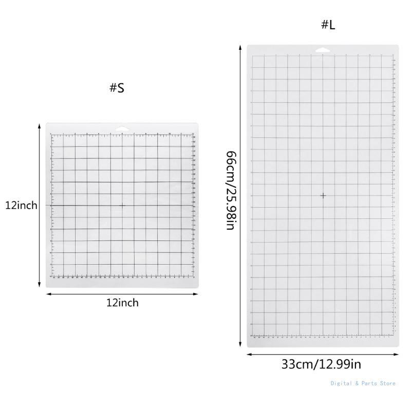 M17F 12x1 2/12x24 tapis coupe artisanat adhésif collant Flexible grille Quilting tapis coupe