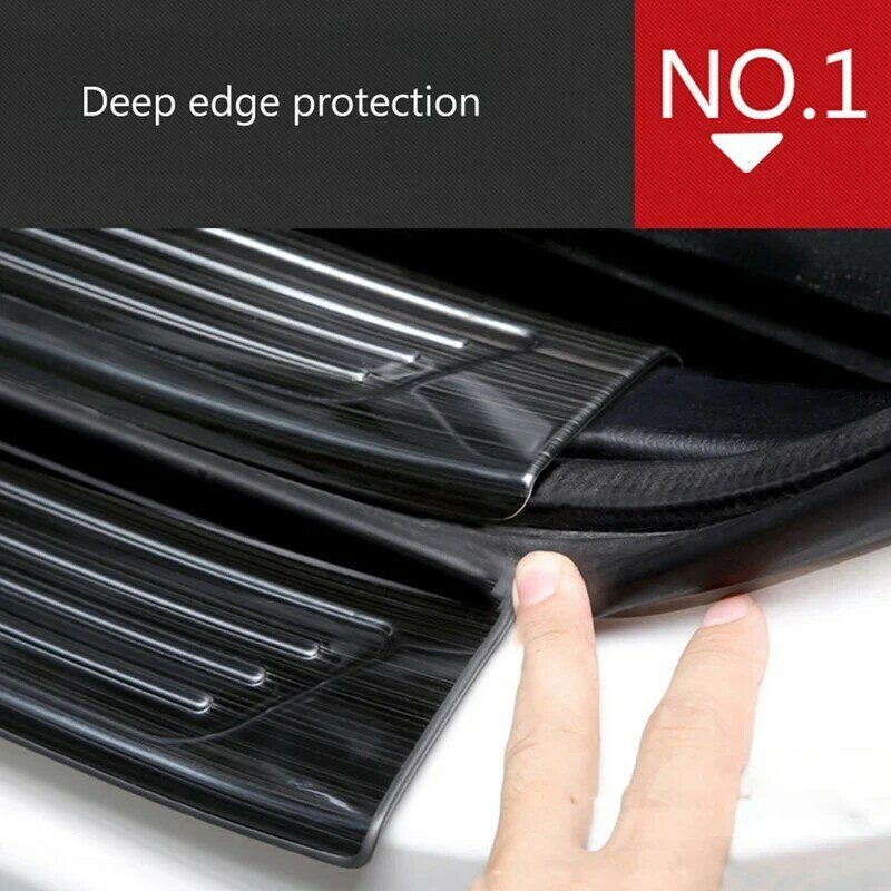 Car Built-In Door Sill Strip Welcome Pedal Protection Sticker Trim Threshold Anti-Skid Plate for Mazda CX-5