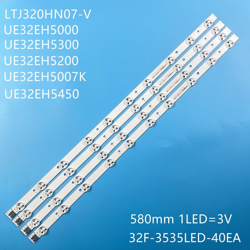Faixa de retroiluminação LED para Samsung, UE32EH5057K, ue32eh6037, UE32EH5450, UE32EH5000, D1GE-320SC1-R2, R3, 32F-35LED-40EA, BN96-24146A