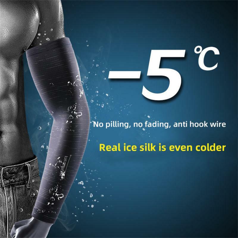 Outdoor Men Fishing Cycling Arm Guard Sleeve protezione solare maniche a mano Fitness Body Building Entertainment Cool Cycling Sleeve
