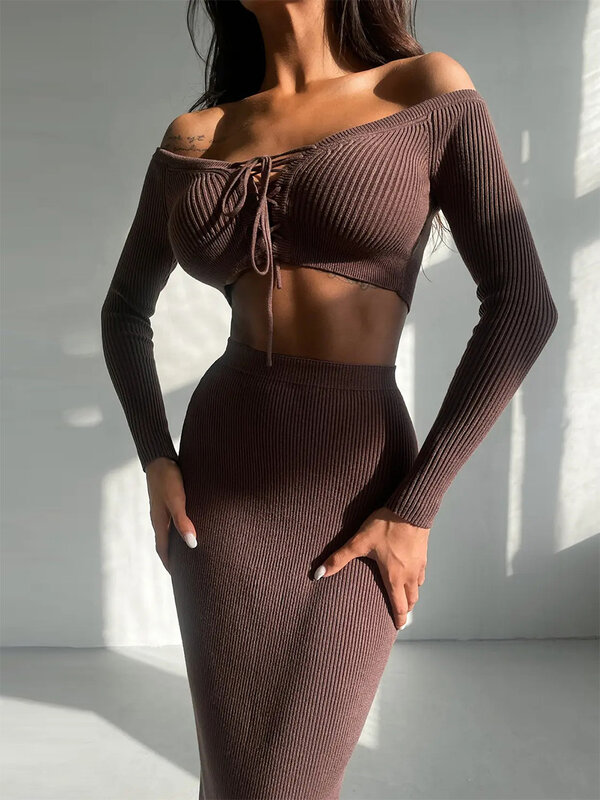 Sexy Long Sleeves Dress For Women In Autumn Winter