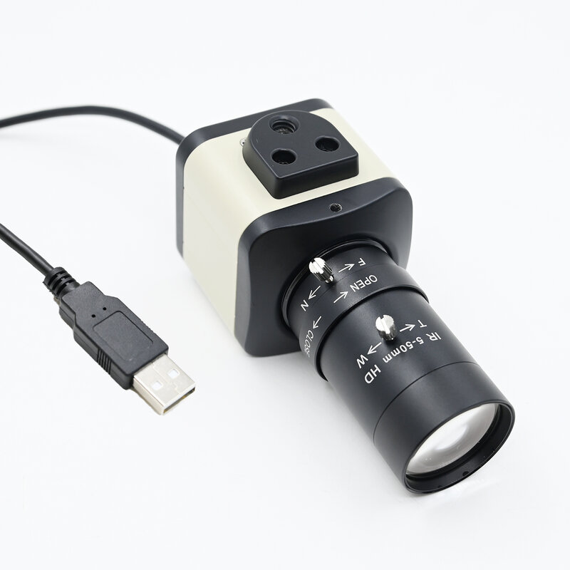 GXIVISION 4K 고화질 USB 드라이버, 플러그 앤 플레이, IMX415, 3840x2160 머신 비전, 5-50mm, 2.8-12mm CS 렌즈 카메라