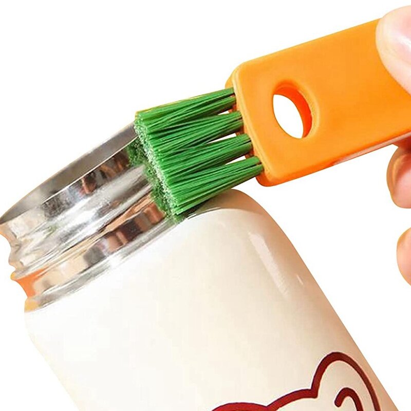 Spazzola per la pulizia Mini strumento di pulizia multifunzionale bottiglia d'acqua in vetro Thermos tazza coperchio Slot Cleaner