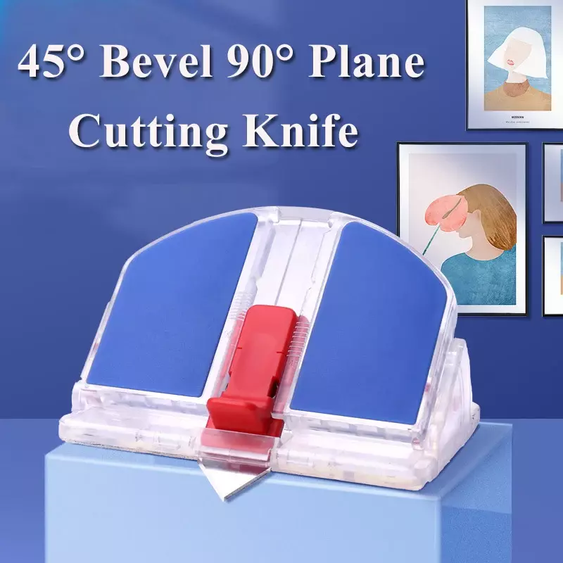 Bevel Cutter 90° Plane Cutter DIY Photo Frame Cutter 45° Bevel Cutting Model Building Making Tools Panel Cutting Supplies