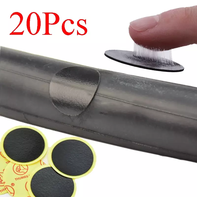 20Pcs Bike Tire Repair Tool Tyre Protection No-glue Adhesive Quick Drying Fast Tyre Tube Glueless Patch Mountain Road Bike Fix