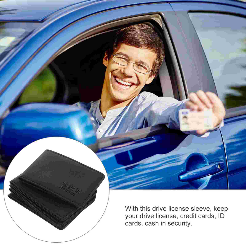 5 Pcs Driver's License Set Car Registration and Insurance Holder Card Wallet Auto Document Wallets Paperwork Accessories for