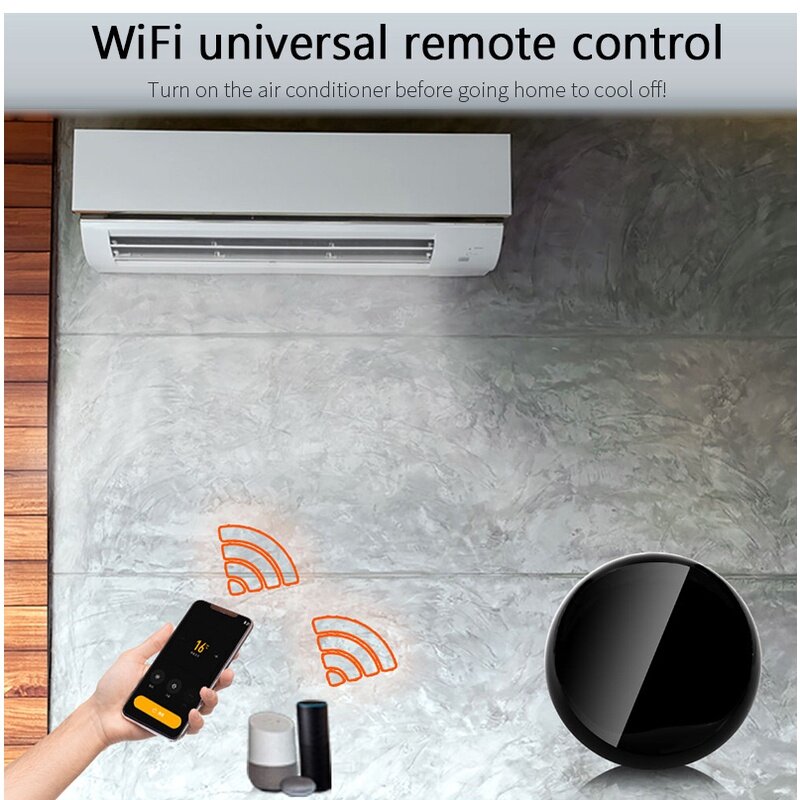 Airies de contrôle IR WiFi sans fil, télécommande via Smartlife Tuya Andrea Smart Home, Bl84infrarouge, fonctionne avec Google Alexa Home