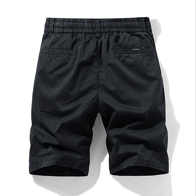 Pantaloncini da tasca Cargo in cotone nuovo moda uomo pantaloni Casual da uomo Bermuda pantaloncini solidi pantaloncini da jogging moda primavera pantaloni maschili