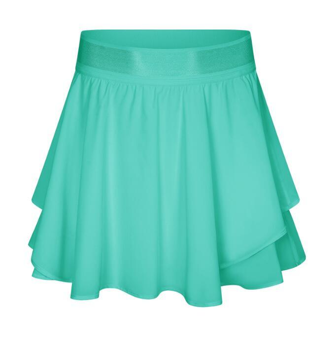 Летняя женская юбка с высокой талией, однотонный цвет, размер XS/4 S/6 M/8 L/10 XL/12