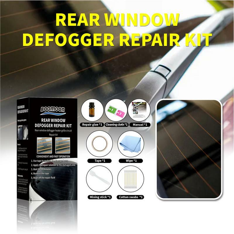 Rear Window Grid Repair Tool Efficient Windshield Defogger Kit for Automobiles Defogger Grid Care Accessories for Minivan Racing