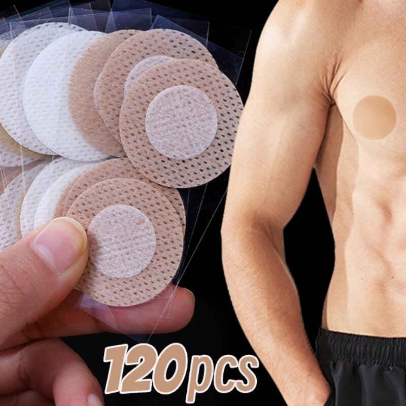 Invisible Men Nipple Sticker Ultrathin Disposable Safety Nipple Cover Sticker Daily Soft Comfortable Breathable Nipple Sticker