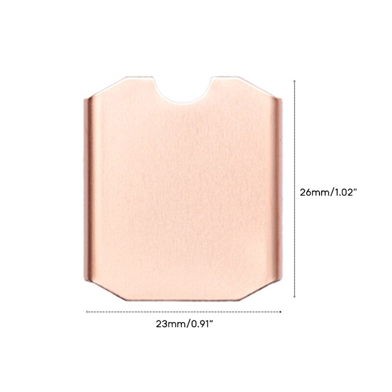 Disipador de calor para SteamDeck Game M2 NVME 2230 SSD Kit de almohadilla de radiador de cobre Dropship