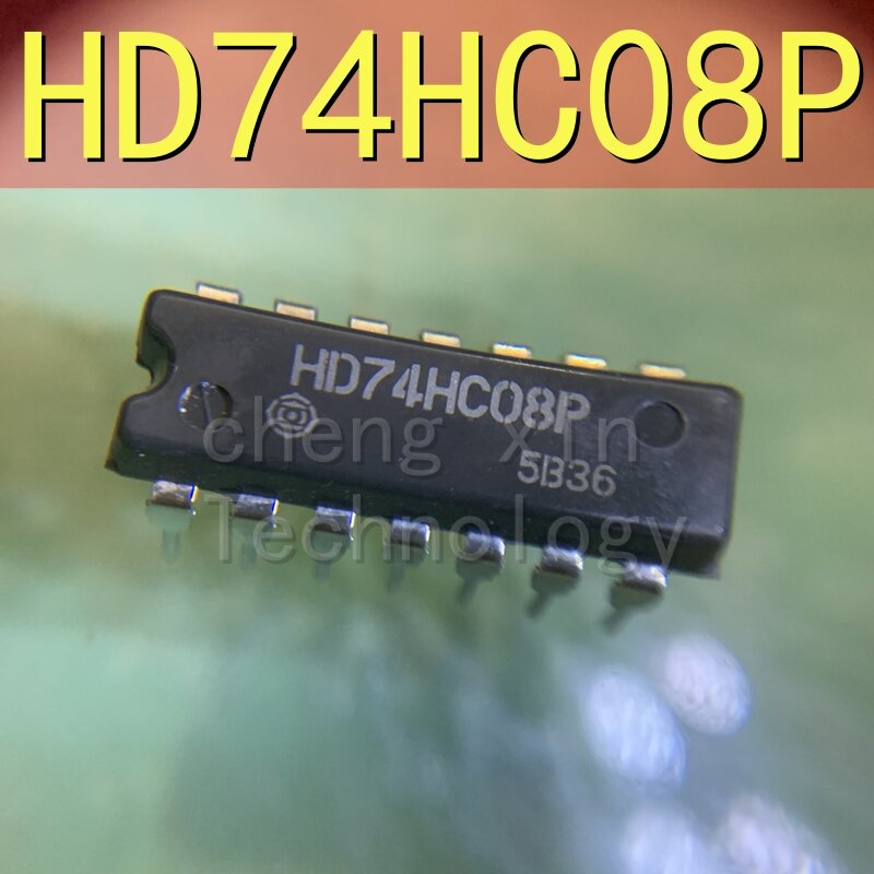 บัฟเฟอร์ HD74HC02P/ไดรเวอร์/ตัวรับส่งสัญญาณ HD74HC04P HD74HC02 HD74HC08P นำเข้าดั้งเดิม DIP-14