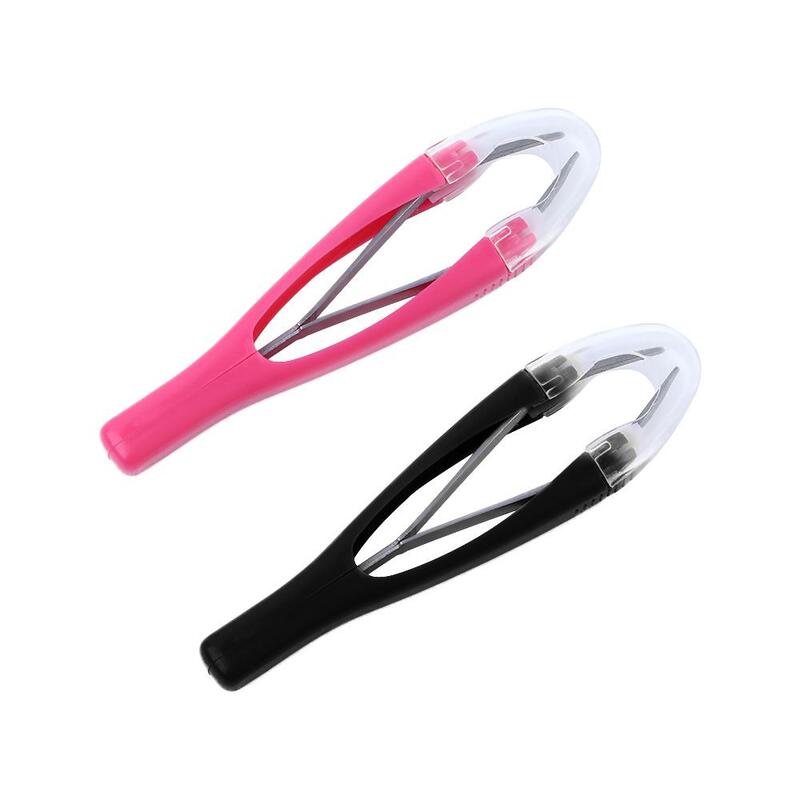 Professional Hair Removal Slant Tip Eyebrow Trimming Eyebrow Pinch Makeup Tool Automatic Eyebrow Tweezer Clip Clamps