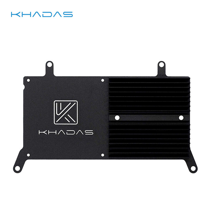 Khadas ฮีทซิงค์ VIMS ใหม่สำหรับ VIMS & EDGE-V SBC บอร์ดคอมพิวเตอร์แบบเดี่ยวเข้ากันได้3705พัดลมทำความเย็นเคส/DIY