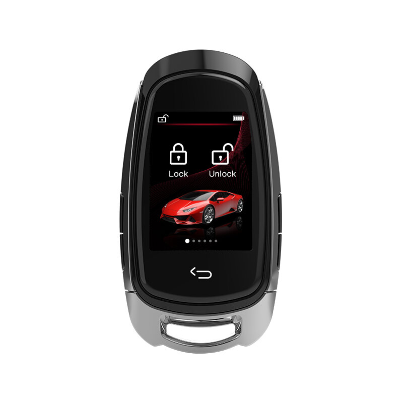W05 Newest LCD Smart Key Universal Modified Comfortable Entry Auto Lock Keyless Go for All Cars LCD Entry For Audi