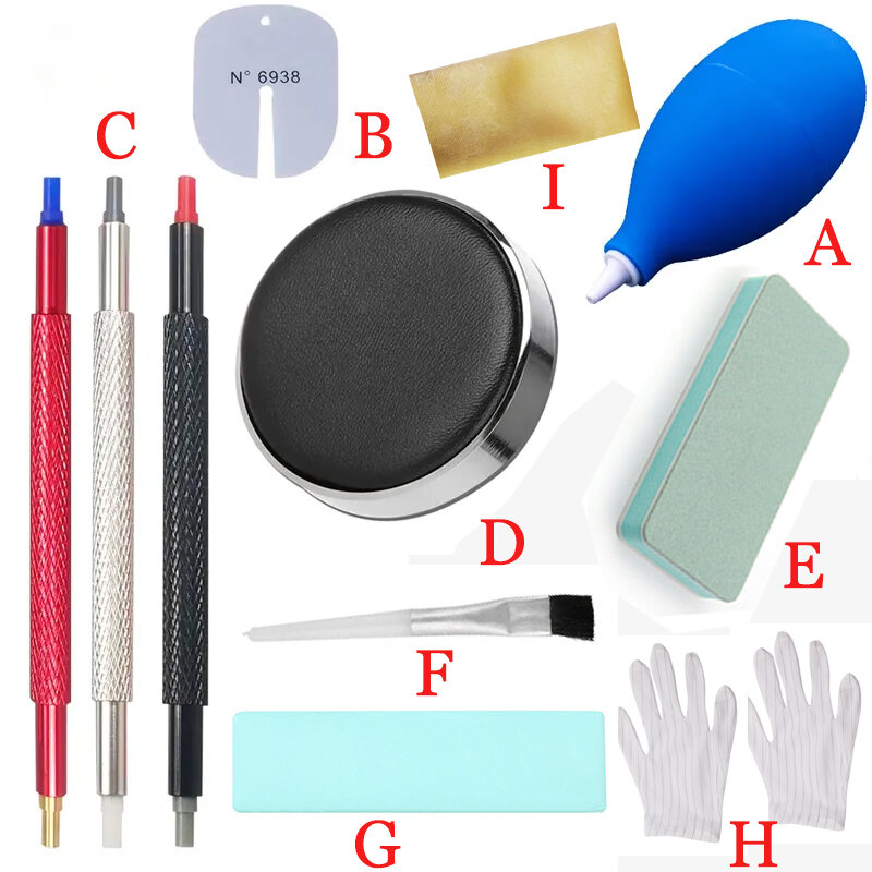 1/2/5/8/11PCS Rubber Watch Dust Air Blower Pump Soft Cleaning Wristwatch Parts Cleaner Blower Tool Brush Watch Repair Tool Set
