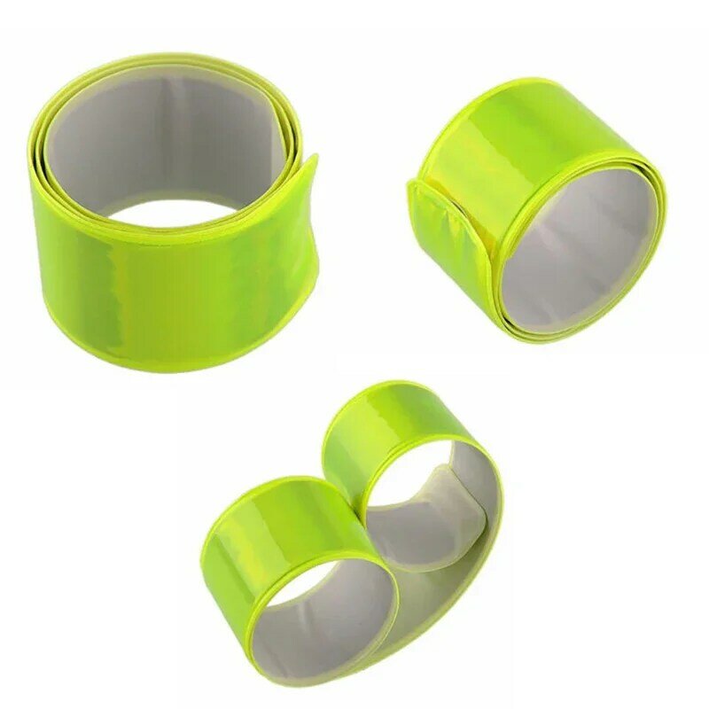 40CM Reflective Wristband Slap Band Bracelets Promotional Gifts for Man Woman Armband For Running Sports Safety Visibility