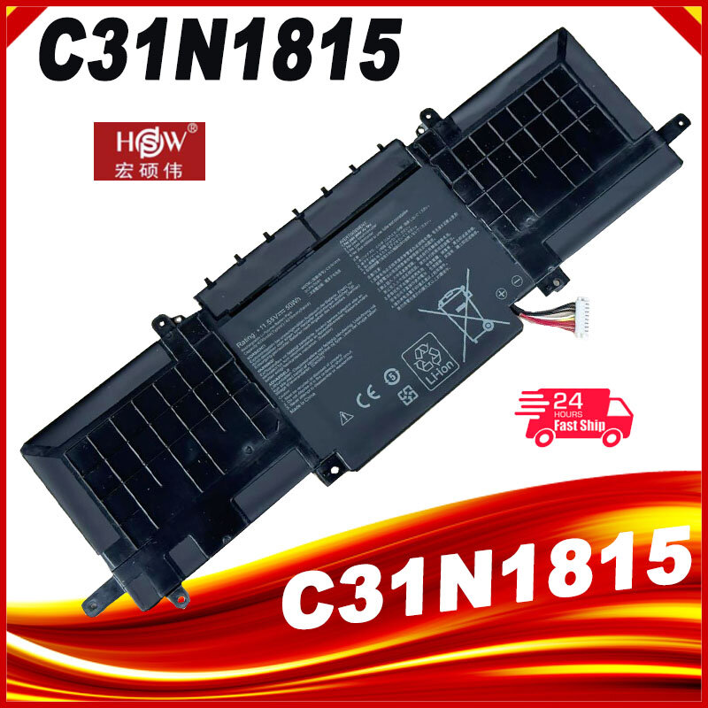Asus zenbook 13、c31n1815、new、ux333、ux333f、ux333fn、ux333fa用の純正バッテリー