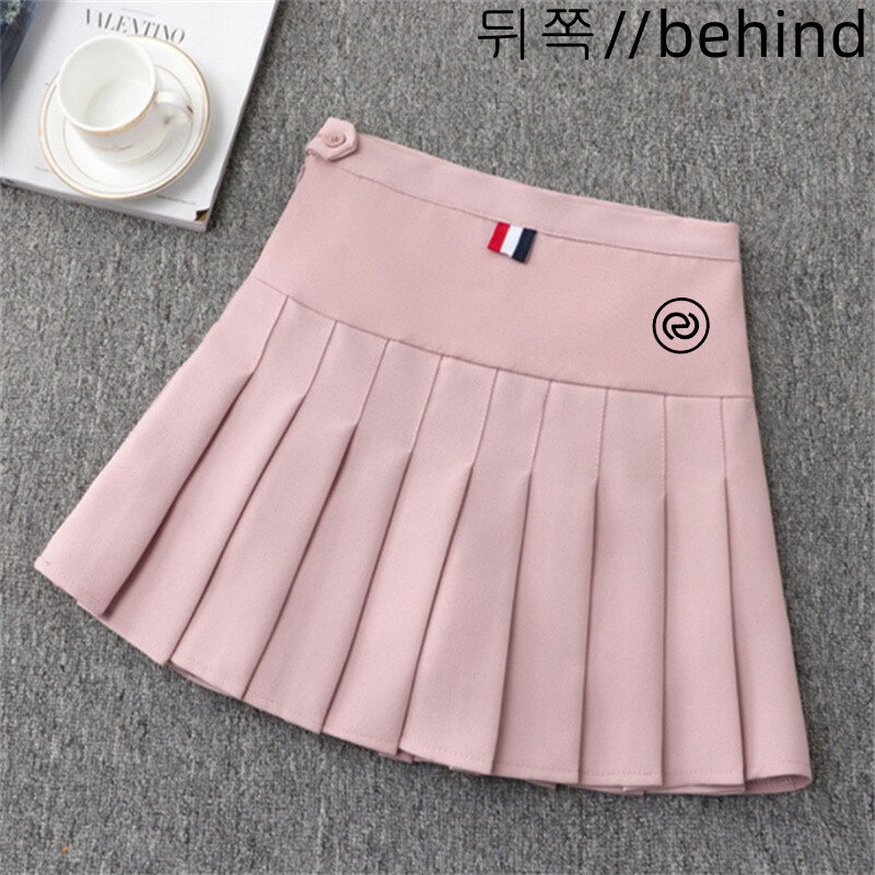 Female middle Waist Golf Tennis skirt Women Anti-exposure Mini Golf Skirt Ladies Slim Sports Pleated Skort Elegant Short skirt