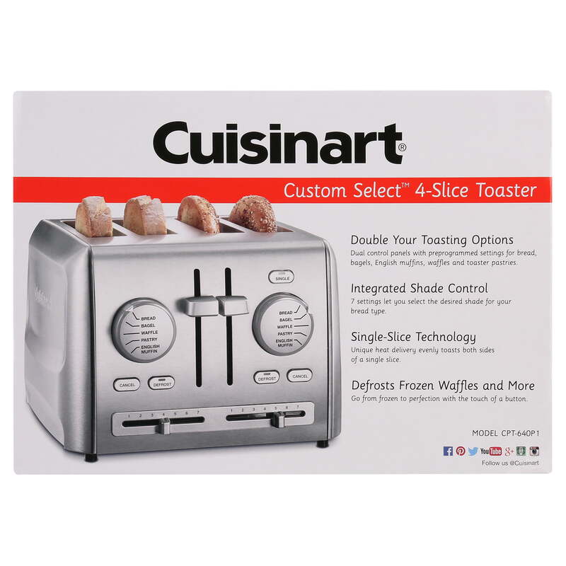 Cuisinart Toasters tostapane a 4 fette nuovo tostapane tostapane Sandwich tostapane