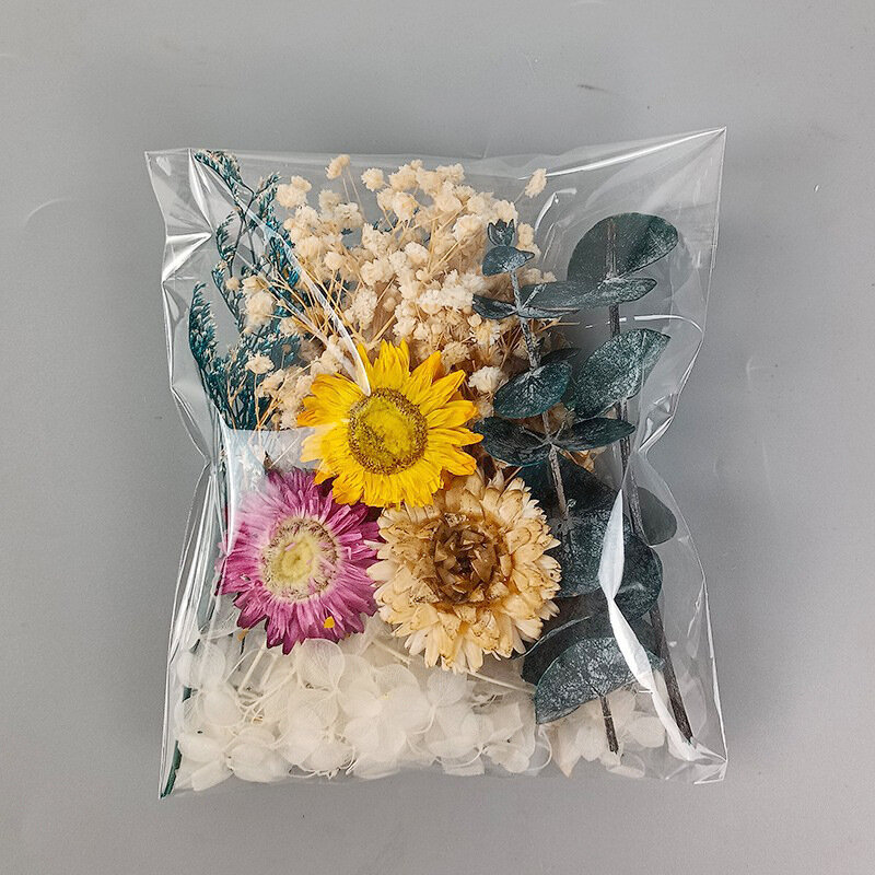 Paquete de flores secas naturales multifunción, accesorios para manualidades, decoración de epoxi, 1 unidad