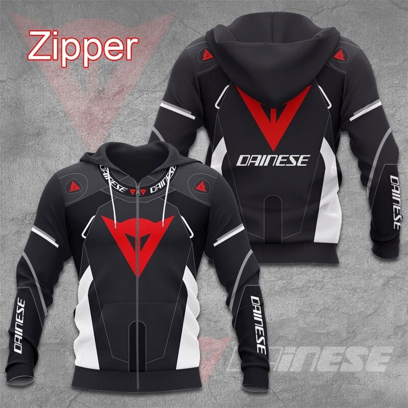 2024 Motorcycle GP Racing Team F1 Men's Zipper Extreme Sweatshirt Spring and Autumn Fashion Men's Hoodie Jacket