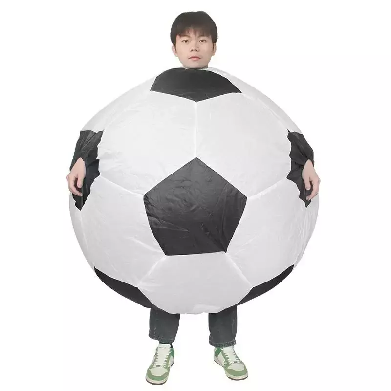 Party Blow Up Suit Carnival Festival Clothing Cosplay Anime Inflatable Costume for Kids Adults Football Soccer Ball Club Funny