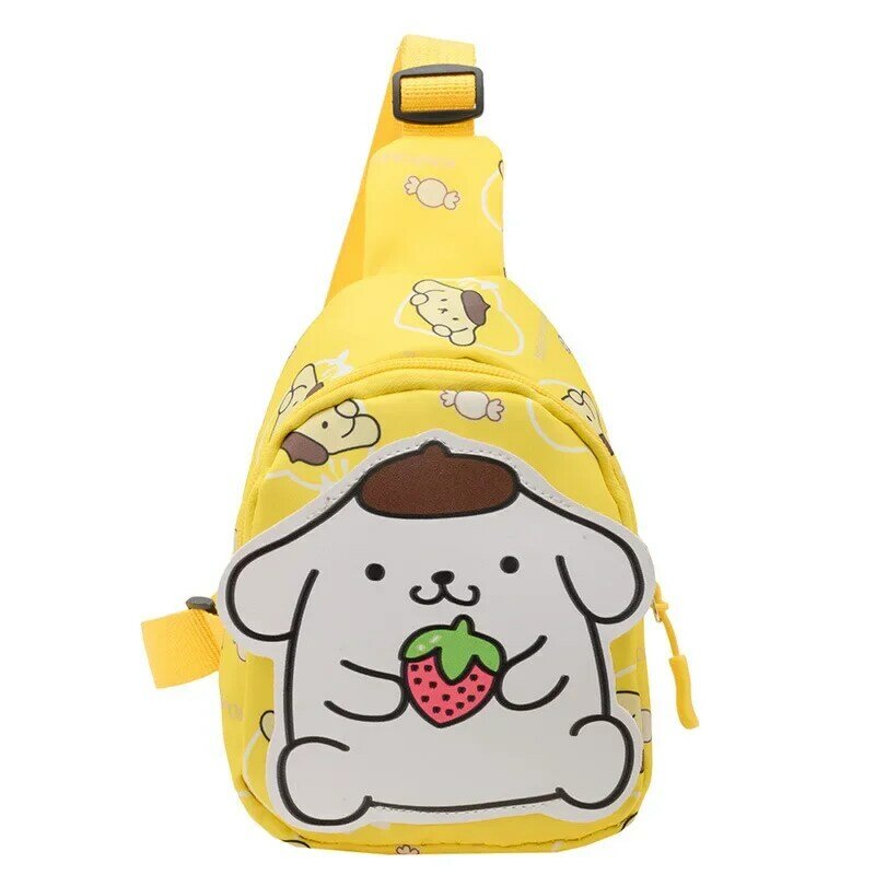 Sanurgente-Melody Clow M Cartoon Chest Pack for Children, Cute Crossbody, Snack Initiated Bag, New Fashion