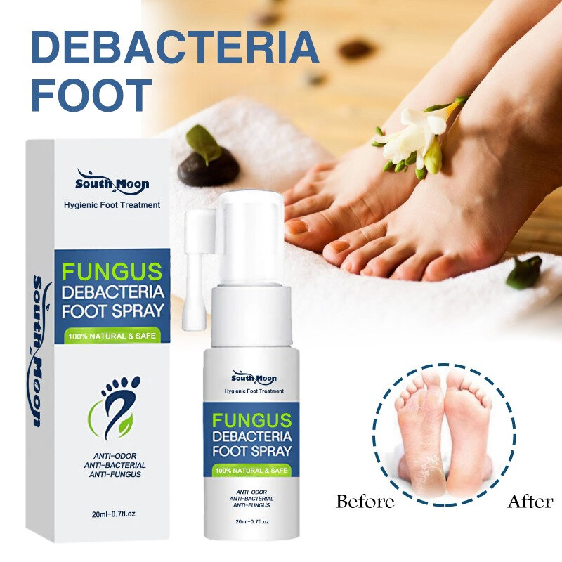 Hongo Debacteria tratamiento en aerosol para pies Beriberi, peeling seco, olor de los pies, ulceración, inhibe el pie de atleta, crema antipicazón para el cuidado