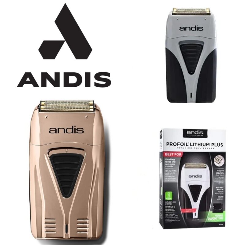 ANDIS Profoil-Afeitadora eléctrica para hombre, máquina de afeitar Original de litio Plus 17225/17205, para limpieza de cabello de barbero