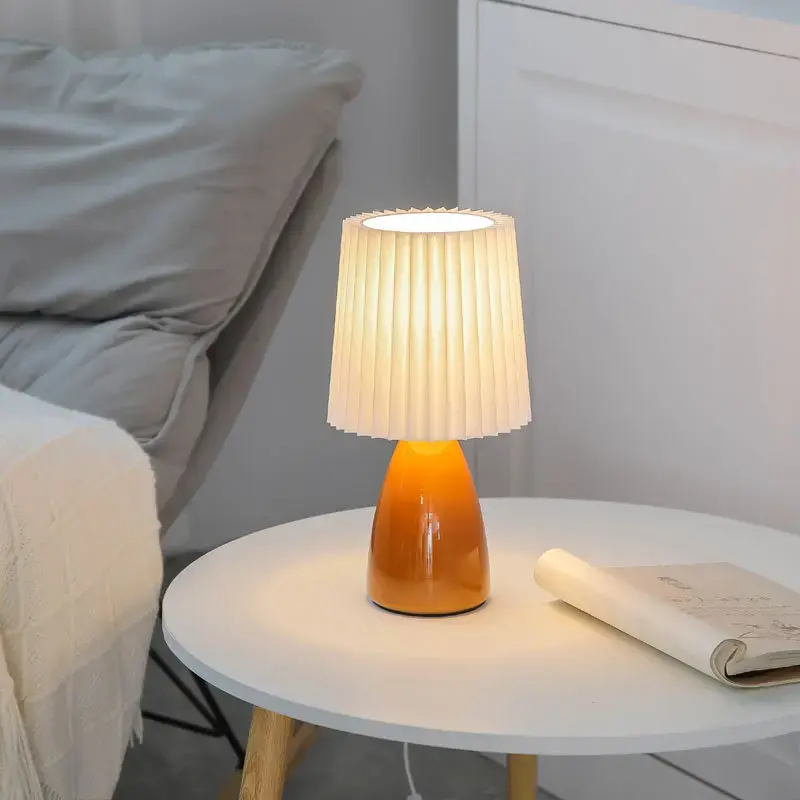 Milk Shake Quarto lâmpada de mesa LED, iluminação interior atmosfera, luz decorativa, piso, menina, cabeceira, quarto, E27