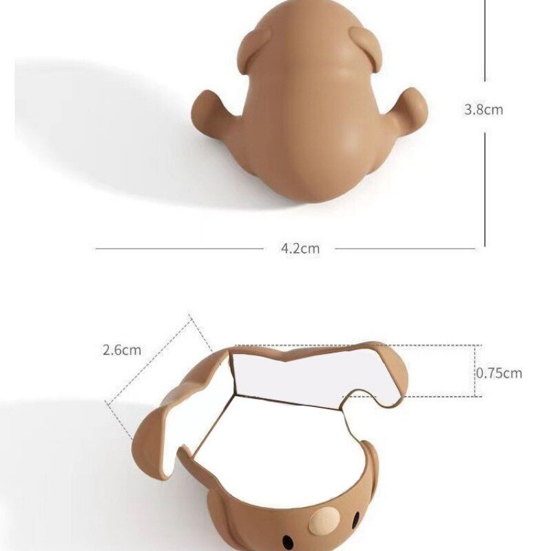 2 pz/set Puppy Design Table Conner Protector Guards for Children Infant Furniture Edge Cover Pad Silicone Table Conner Guard