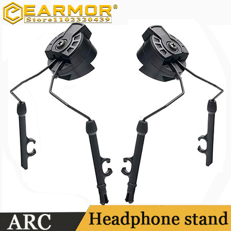 EARMOR headset helm taktis, braket headset busur adaptor rel helm ops-core aksesoris Taktis rel helm cepat