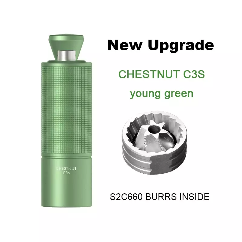 TIMEMORE Chestnut C3S / C3ESP macinacaffè manuale aggiornamento corpo interamente in metallo e Design antiscivolo smerigliatrice portatile S2C Burr all'interno