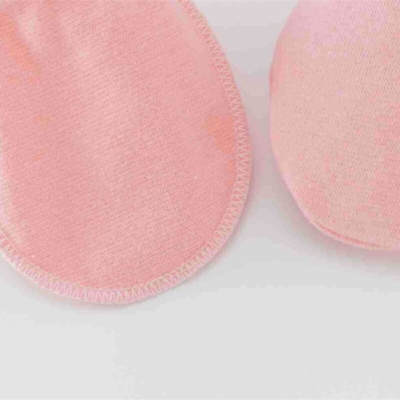 ถุงมือเด็ก + หมวก + ผ้าฝ้ายทารกแรกเกิด Unisex ชายหญิงสีทึบ Headwear ทารกอุปกรณ์เสริมชุด
