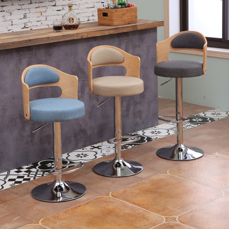 Современный металлический барный стул поворотный Регулируемый серединный век модные высокие стулья Уникальный дизайнерский барный Декор интерьера