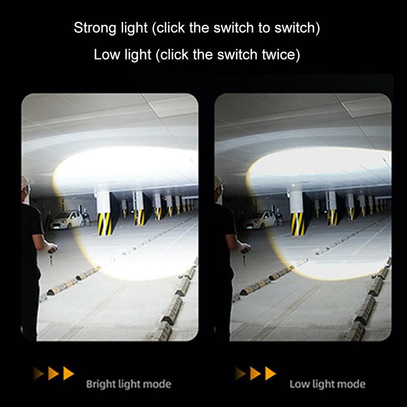 Led Sterk Licht Digitaal Display Zaklamp Oplaadbare Waterdichte Verstelbare Focus Zaklamp Voor Kamperen Buiten En Eme T7j1