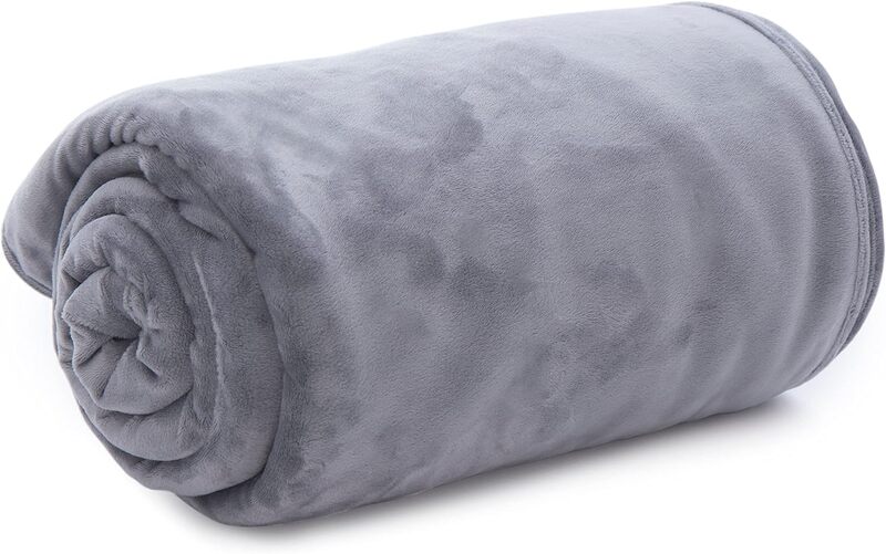 hooga Grounding Blanket for Improved Sleep, Pain Relief, Energy, Inflammation. Grounded Throw, Earth Connected Bedding.